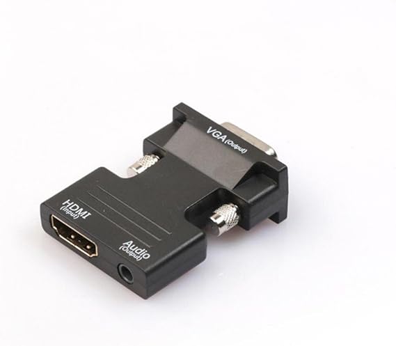 Tongshi HDMI hembra a VGA adaptador macho de alta definición con ...