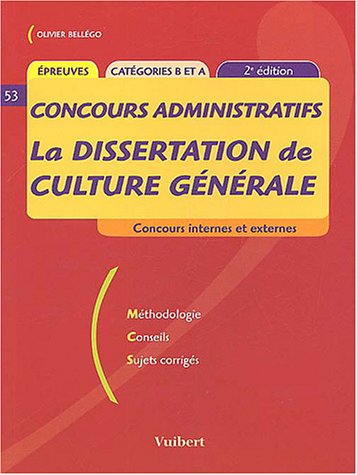 La  dissertation de culture générale