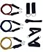 HEAVY DUTY STACKABLE RESISTANCE BANDS SET with Door Anchor, Ankle Straps, Soft-grip Foam Handles and Metal Clips - Perfect for Yoga, CrossFit, P90x, Physical Therapy, Pilates, Strength Training