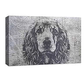 Canvas Wall Art Abstract Wild Animals Painting Artwork for Home Prints Framed - 12x18 inches