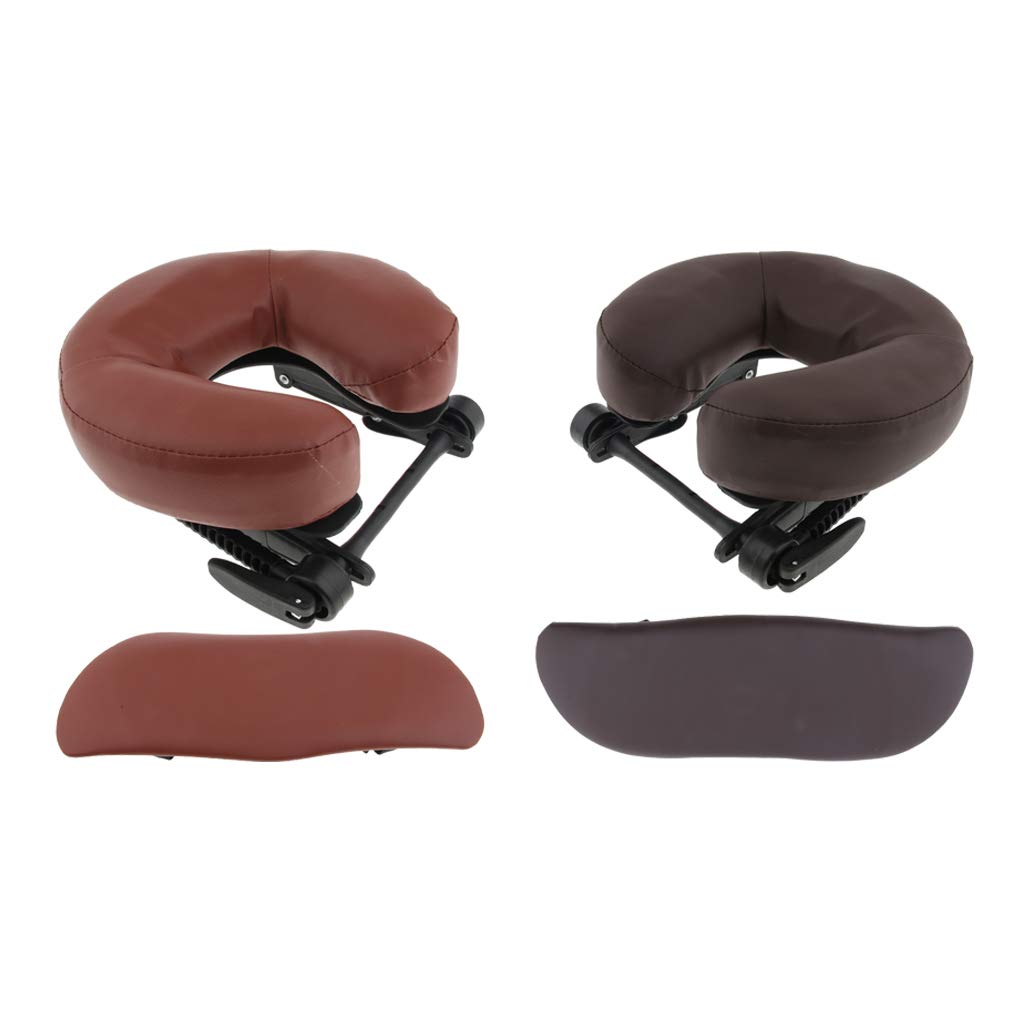 dailymall 6X Comfort Face Cradle Cushion Arm Support Pillow Sets for Massage Table Bed - A