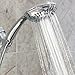 Aqua Elegante 6 Function Luxury Handheld Shower Head - Adjustable Pressure Rainfall Spray With Removable Nozzle For The Bathroom, Chrome