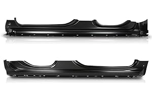 CHEDA Rocker Panel Pair Compatible with Chevy Silverado GMC Sierra Extended Cab（Not Fit Crew Cab)2014 2015 2016 2017 2018