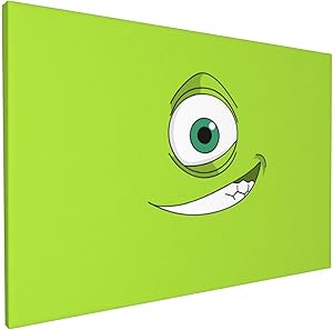 GLBlife Monsters Inc Paintings 3D Printed Posters Canvas Wall Art Bedroom for Office Decor Pictures Painting 12x18in