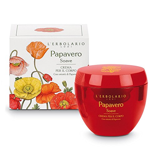 Papavero Soave (Sweet Poppy) Perfumed Body Cream by L'Erbolario Lodi