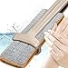 2 Pcs Mop Cloth Only, Kemilove Lazy Double Sided Mop And 360 Spin Automatic Squeeze 38cm Mop Cloth