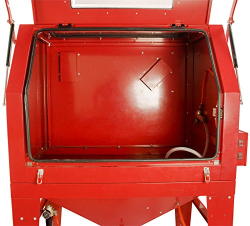 Dragway Tools Model 260 Sandblast Sandblasting Cabinet & Built in Dust Collector with Sandblasting Abrasive Media
