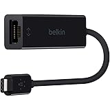 Belkin USB-IF Certified USB Type C (USB-C) to Gigabit Ethernet Adapter, Compatible with USB-C Devices including New MacBook,