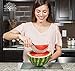 Pura Vida Stainless Steel Fruit Slicer Set - Pineapple Cutter and Corer, Watermelon Slicer Cutter, Melon Baller Scoop, Apple Corer Tool, Strawberry Huller Stem Remover - Creative Kitchen Slicing Kit
