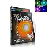 LED Flying Disc - Crazylynx Ultimate Sport Disc Light Up LED Glowing Sprint Ring Frisbee Flying Ring Disc Flashflight at Night Spin Flywheel with Changing Lights for Pets Adults Kids Children Gift