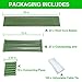 LEBOO 3-Pack(61inch) Vegetable Trellis Tomato Cages Plant Supports, Adjustable Garden Cages Tomato Plant Stakes for Vertical Climbing Plants, with 100 Cable Ties