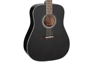 Takamine GD30-BLK Dreadnought Acoustic Guitar, Black