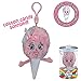 Whiffer Sniffers Katie Cotton Candy Scented Plush Backpack Clip
