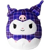 Squishmallows 6.5" Hello Kitty Plaid Kuromi