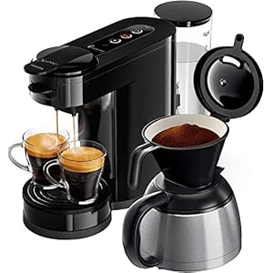 Philips Senseo Switch Pad- en filterkoffiemachine – 7 Koppen koffie – Waterreservoir 1 liter – Intensiteitselectie…