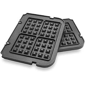 Gvode Waffle Plates for Cuisinart Griddler GR-4N, GR-5B, GR-6 and GRID-8N Series (Not for Old Model GR-4/GRID-8 & GR-300WS)