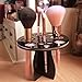 Becoyou Makeup Brush Holder 14 Mix Hole Drying Rack Organizer Cosmetic Shelf Tool, Black