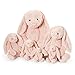 Jellycat Bashful Blush Bunny Stuffed Animal, Really Big, 31 inches
