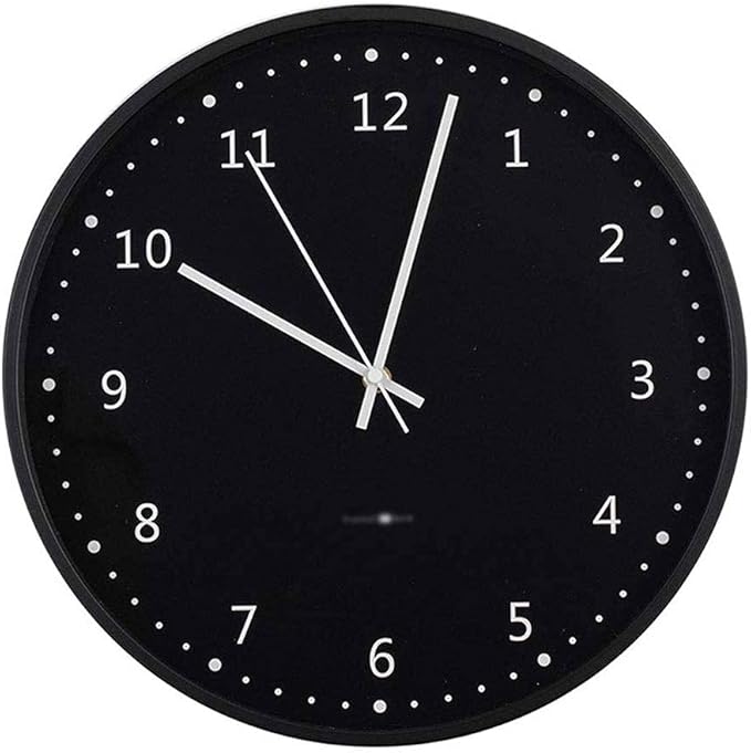 Silent Wall Clock, Digital Silent Floor Sweeping Decorative Clock
