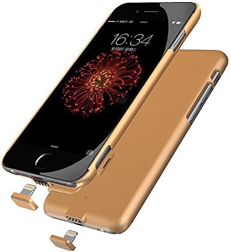 iPhone 6 / 6s Plus Battery Case - Gomeir Ultra Slim With 2000mAh External Protective Battery Case Extended Power Bank Cases Charger for iPhone 6S / 6 Plus - 5.5 inch (Gold)