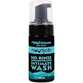 NUUTJOB Men&rsquo;s Intimate Dry Wash Foam (No Rinse) &ndash; pH Balanced Cleanser for Private Parts &ndash; Anti-Itch, Anti-Odour &amp; Moisturizing Formula with Aloe Vera &ndash; Sulfate &amp; Paraben Free (3.38 fl oz)