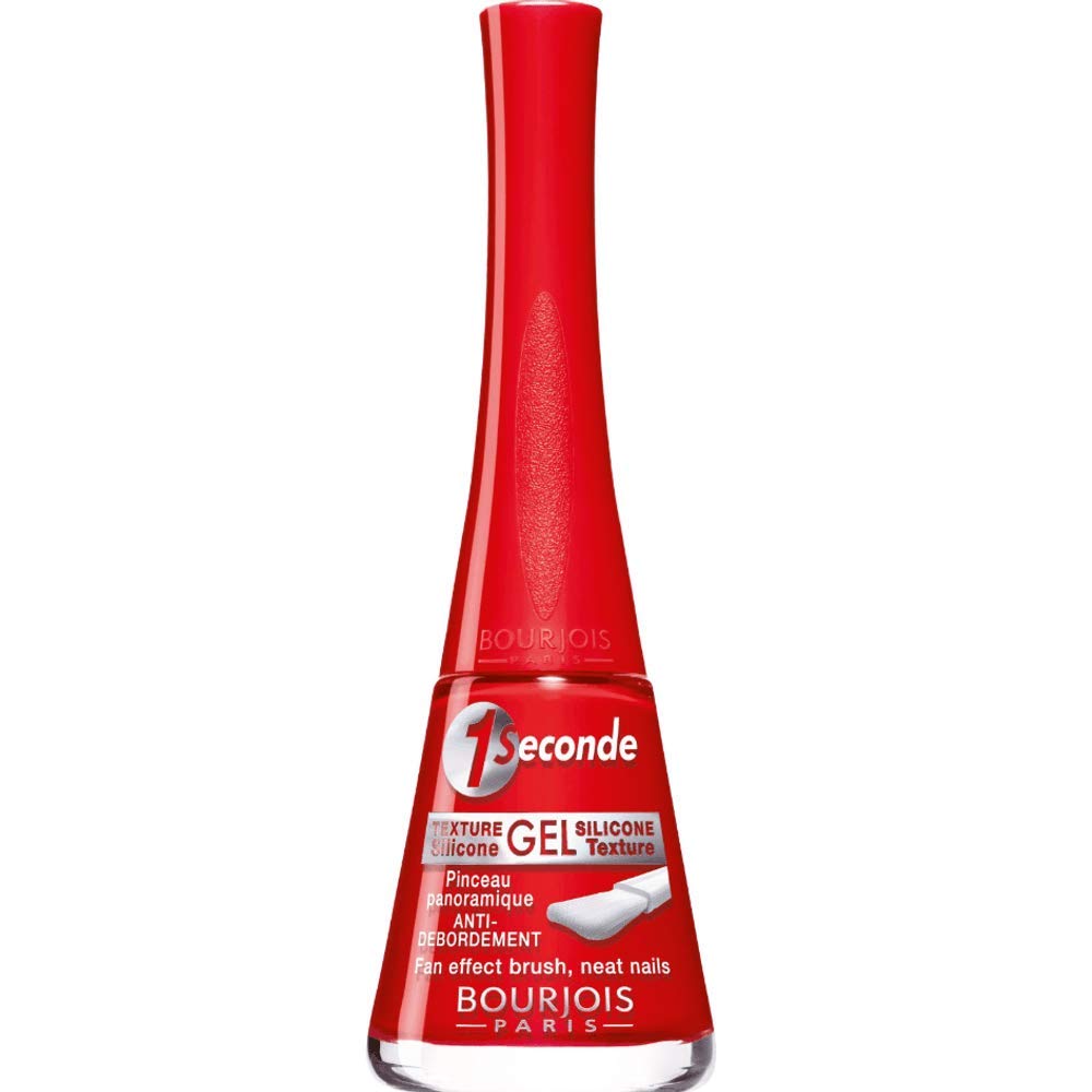 Bourjois 1 Seconde Nail Polish 10 Rouge Poppy 9ml