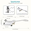 Foot Operated Chrome Bathroom Faucet Valve With Automatic Shut Off & Oem