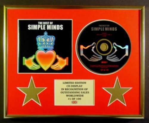 SIMPLE MINDS/CD DISPLAY/LIMITED EDITION/COA/THE BEST OF SIMPLE MINDS