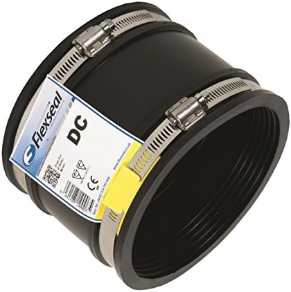 DC115 Flexseal Drain Coupling with OD of 100mm to 115mm on Both Sides Flexible Rubber Boot Reducer Coupling Adapter Pipe Connector Joiner