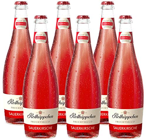Rotkäppchen Fruchtsecco Sauerkirsche (6 x 0,75l) - Der fruchtig-herbe Genuss im Glas