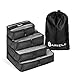 Vsezund Ariela-Packing Cubes,4 Set Travel Luggage Packing Organizers with Laundry Bag