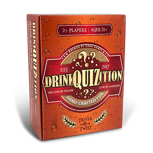 DrinkQuizition Trivia Card Game Fun & Fresh Games for Adult Parties & GetTogethers Answer