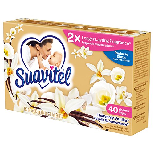 Suavitel Dryer Sheets, Heavenly Vanilla, 40 Count Pricepulse