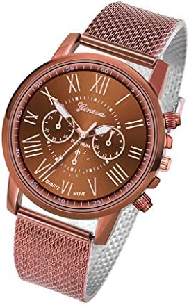Sonnena Women's Faux Leather Analog Watch Quartz Wrist Watch Casual Stainless Steel Watch