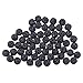 PH PandaHall 100pcs Black Rhinestones Beads 10mm Round Crystal Diamond Beads Pave Disco Ball Clay Bead Polymer Clay Rhinestone Bead for Pen Bracelet Necklace Earring Jewelry Making Halloween Decor