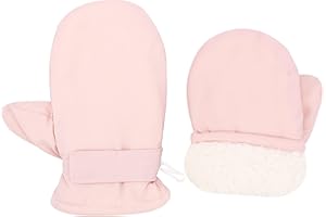 Urban Virgin Infant Baby Toddler Kids Winter Mittnes Lined Fleece Warm Waterproof Ski Snow Gloves For Boys Girls