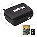 SJCAM Action Camera Case Universal Storage Travel Protective Bag for Carrying Sports Cameras GoPro Hero 4/3+/3/2/1 SJCAM and Accessories with EVA (Small, Black)