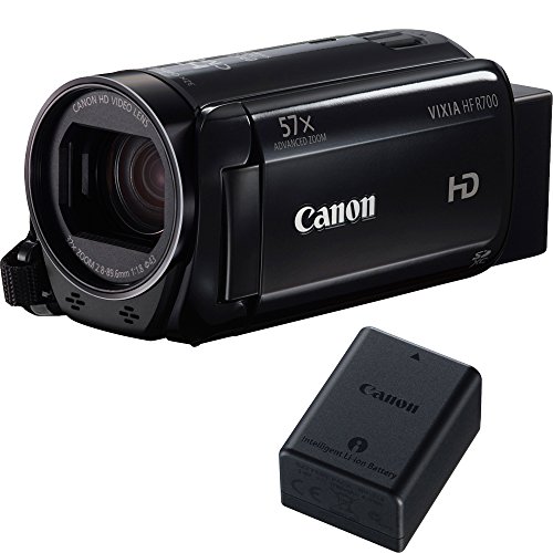 Canon VIXIA HF R700 Full HD Black Camcorder with 57x Advanced Zoom with Canon BP-718 Battery Pack