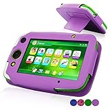ACdream LeapPad Platinum Case, PU Leather Cover Case for LeapFrog LeapPad Platinum Kids Learning Tablet (NOT FIT LeapPad3), Purple