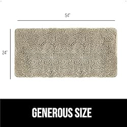Gorilla Grip Bath Rug 54x24, Thick Soft Absorbent
