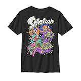 Splatoon Splatty Crew Youth T-shirt Black Small
