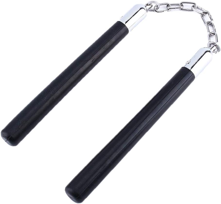 Hilmocho Rubber Nunchucks Nunchakus Practice Training Nunchucks Martial Arts Adults - Image 3