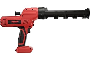 WITLIGHT Cordless Caulking Gun Compatible with Milwaukee 18V Battery (Tool Only), 10oz / 20oz Electric Caulk And Adhesive Gun with 5 Speeds,Changeable Canister Tray, Anti-Drip, Auto Retract, LED Light
