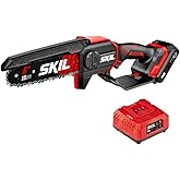 SKIL PWR CORE 20 Brushless 20V 6" Mini Chainsaw Kit including 2.0Ah Battery and Charger-PR0600B-11