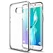 Spigen Neo Hybrid Crystal Galaxy S6 Edge Plus Case with Flexible Inner Casing and Reinforced Hard Bumper Frame for Galaxy S6 Edge Plus 2015 - Satin Silver
