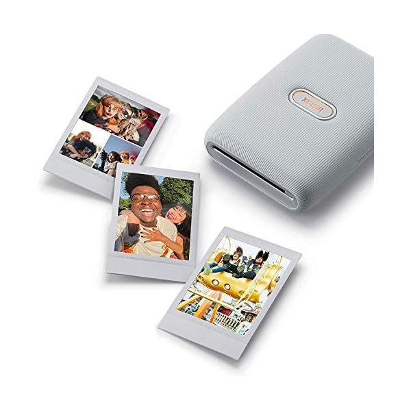 INSTAX Link Smartphone Printer, Ash White & Mini Instant Film, 5X 10 Blatt (50 Blatt), Weiß – Bild 6