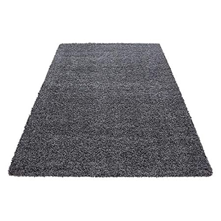 Hochflor Shaggy Teppich für Wohnzimmer Langflor Pflegeleicht Schadsstof geprüft 3 cm Florhöhe Oeko Tex Standarts Teppich, Maß