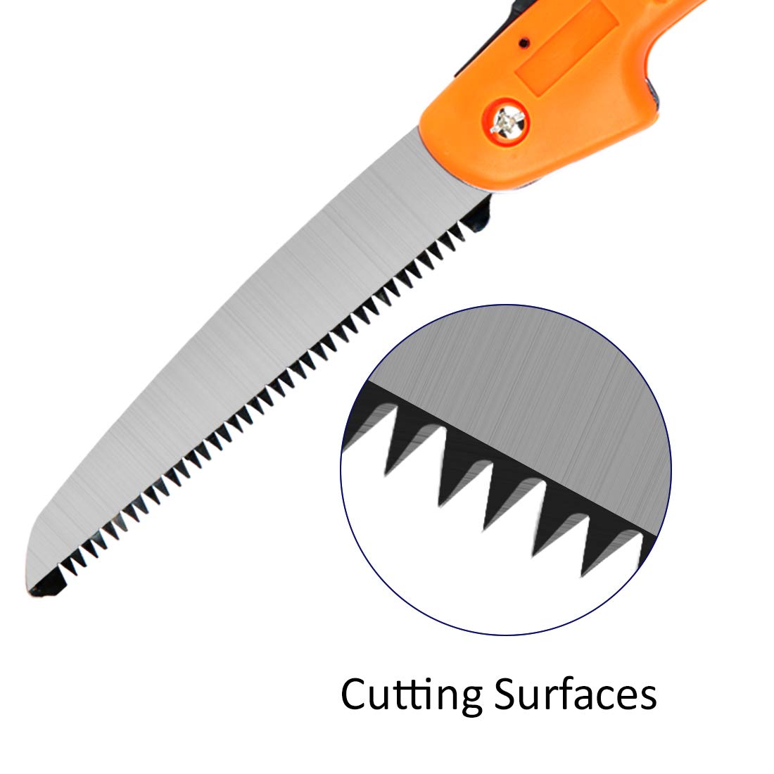 HARVET Folding Hand Saw,7 Inch Blade, Perfect for Wood, Bone, PVC, Tree Pruning, Camping, Hunting