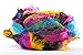 Darn Good Yarn Recycled Handmade Sari Silk Ribbon Tibet Jewels Multicolor Yarn | Silk Ribbon Knitting Yarn, Crochet Yarn, Jewelry Making, Weaving Yarn, Gift Wrapping Ribbon | 100 gram, 130 Feet
