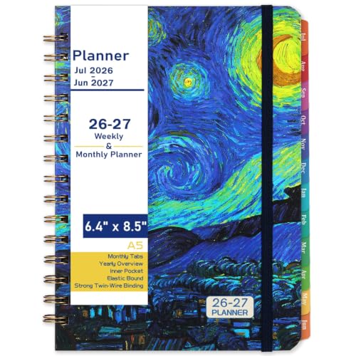 2026-2027 Planner Weekly Monthly Academic Planner